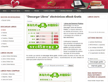 Tablet Screenshot of librosdescargar.com